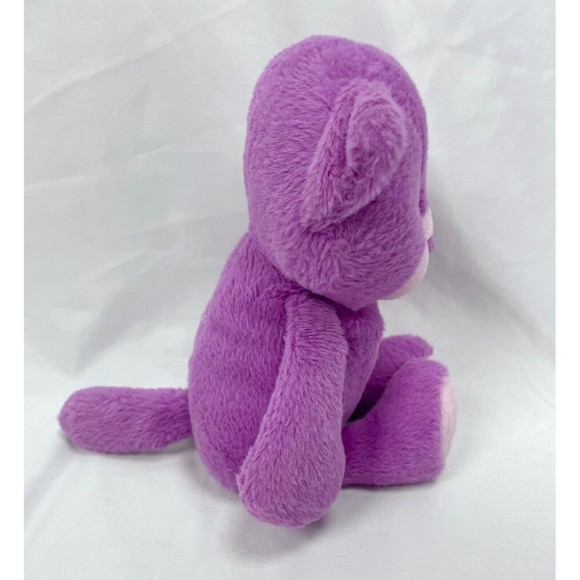 Animal Adventure Purple Teddy Bear Stuffed Animal Plush 10” Lovey Beanbag - Picture 3 of 6